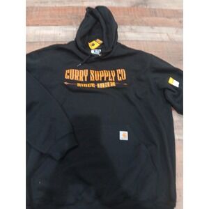 NWT Men's Loose Fit Midweight Carhartt Hoodie Sz XL Black 2763‎